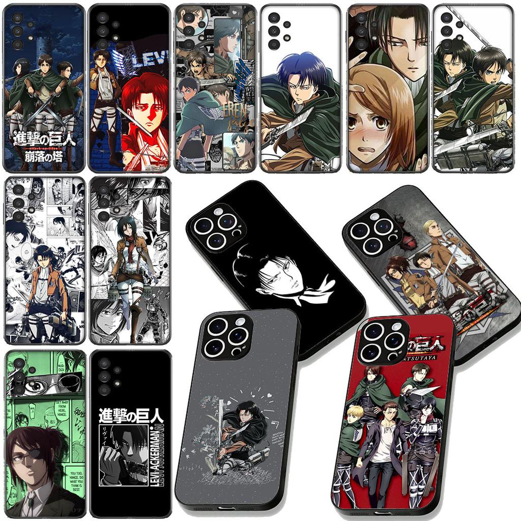 Levi Attack On Titan Eren Jaeger Phone Case for Huawei P20 P30 Mate 20 Lite Pro Y7a Y6P Y7 2019 Nova 5T 3I Mate20 Soft Cover