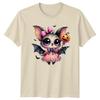 Cute Bat Halloween Animal Unisexs Unisexs Graphic Unisex Tee