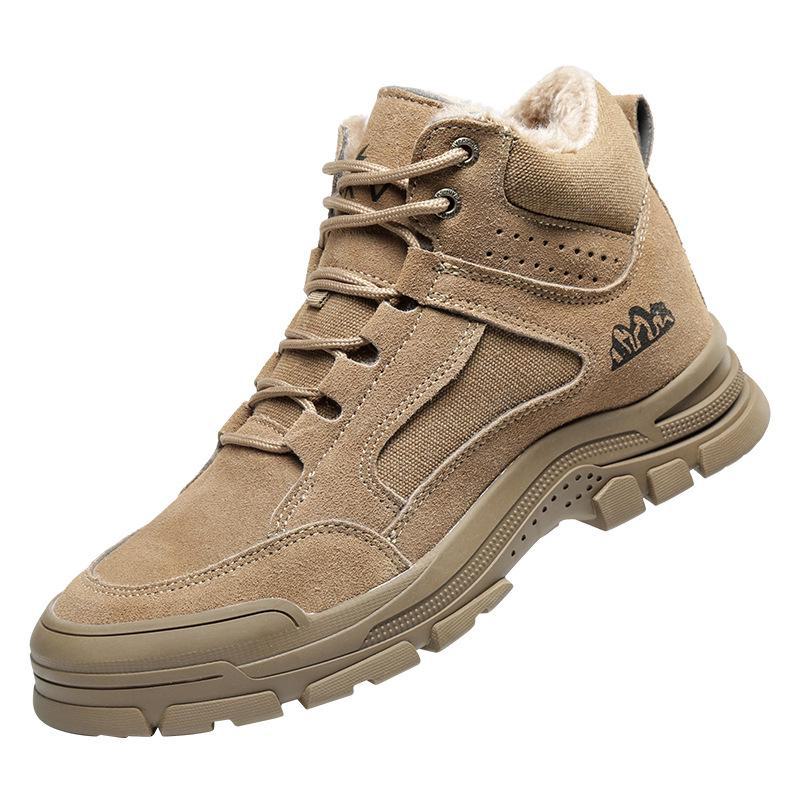 Manufacturer's New Insulated Cotton Work Shoes: Thickened, Anti-Smash, Anti-Puncture, Wear-Resistant Men's Safety Footwear.