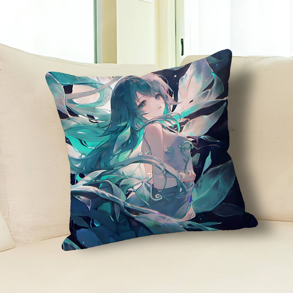 S-Saya No U-Utas Game Pillow Cases for Bedroom Living Room Sofa Home Decor Polyester Cushion Cover with Zipper