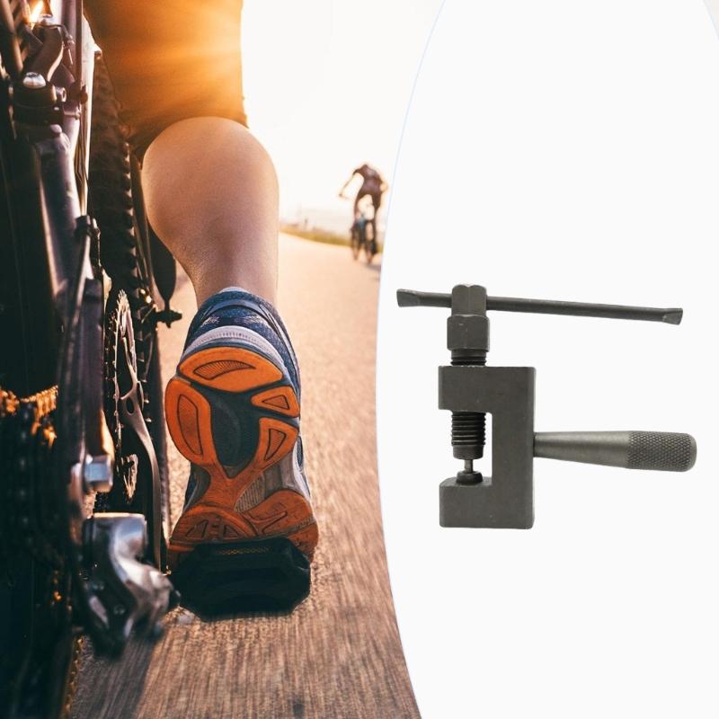 Motorcycle Chain Tool with Carrying Case Chain Cutter and Riveter Chain Link Removal Tool for Dirt Bike Motorcycle