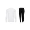Li-Ning Rundhals Slim Fit Vielseitiger Pullover Sweatshirt Und Karottenhose Lässiges Set Damen Sweatshirt, Hose Weiß Schwarz AWDSD44-2+AKLTC39-1