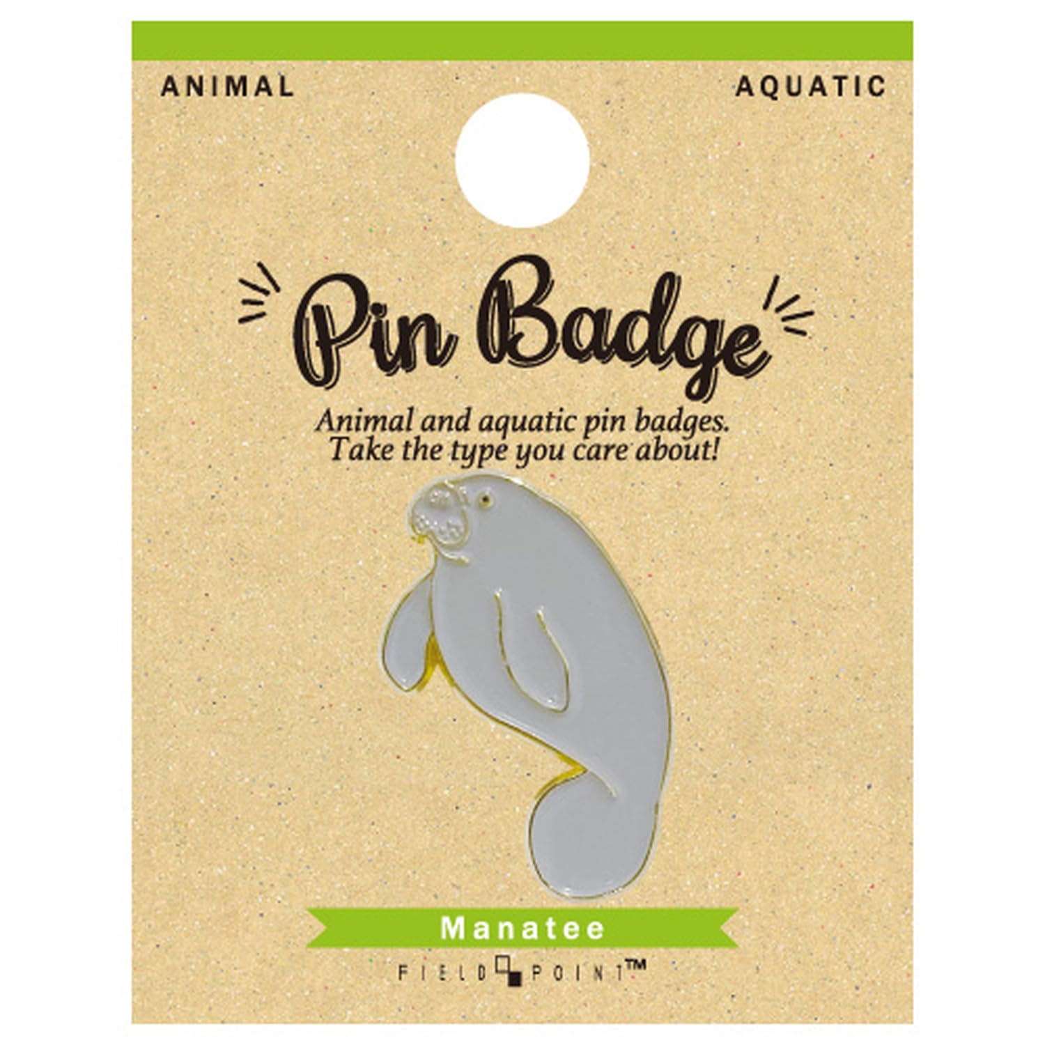 World Shoji Aquatic Manatee Pin Badge 109295