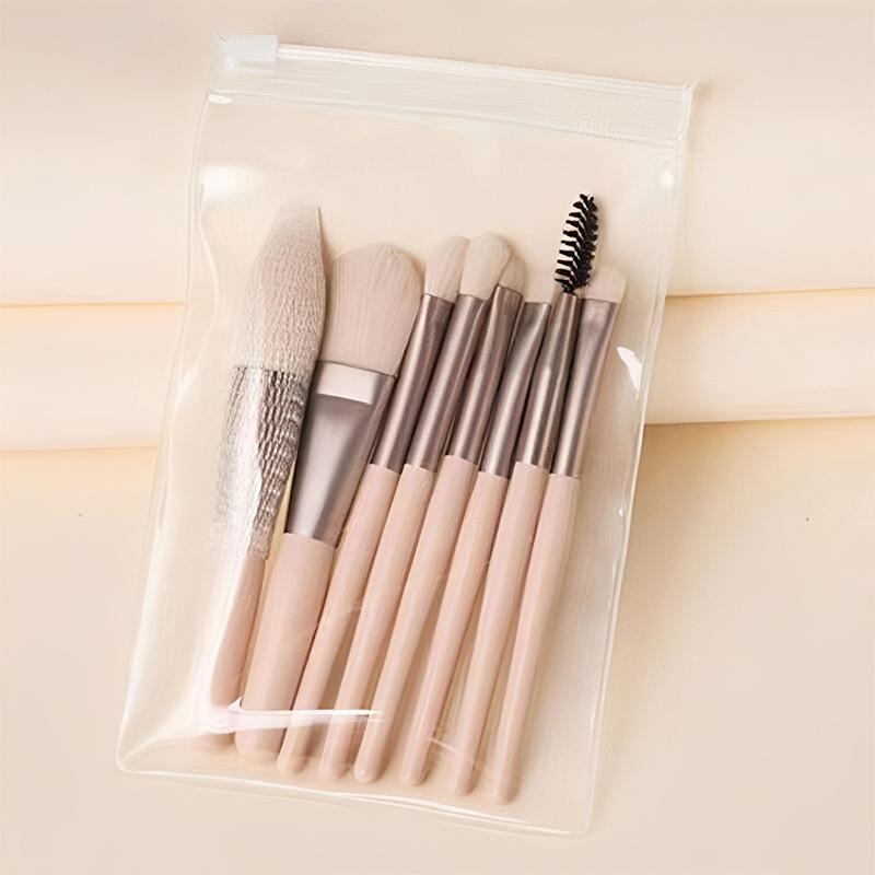 8Pcs Makeup Brush Set Makeup Concealer Brush Blush Loose Powder Brush Eye Shadow Highlighter Foundation Brush Beauty Tools