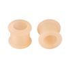 WKOUD Silicone Tunnels Ear Gauges 3-38mm Double Flared Saddle Expander For Women Men Body Piercing Jewelry Gauge