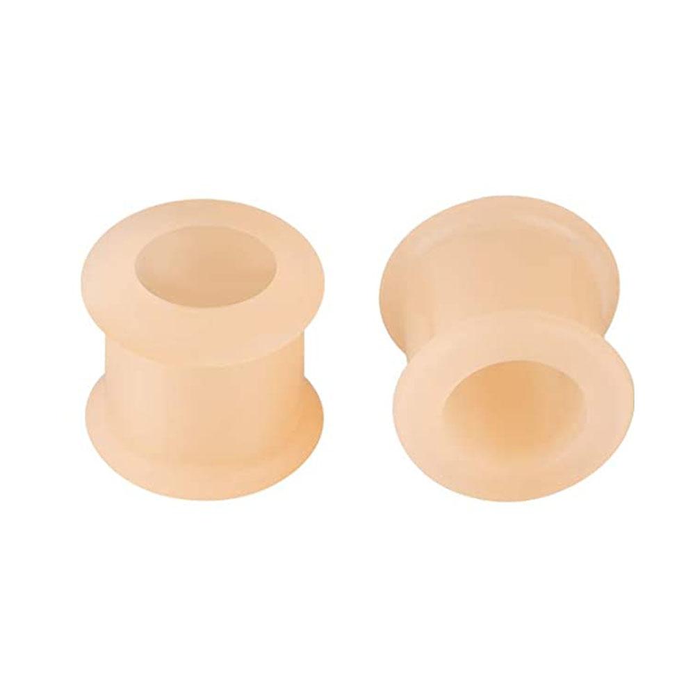 WKOUD Silicone Tunnels Ear Gauges 3-38mm Double Flared Saddle Expander For Women Men Body Piercing Jewelry Gauge
