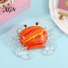 Decompression Toy Crab Squeeze Slow-Rising TPR Fidget for Stress Relief Elastic Pinch Cute Transparent Claws Portable Gadget Kids Adults