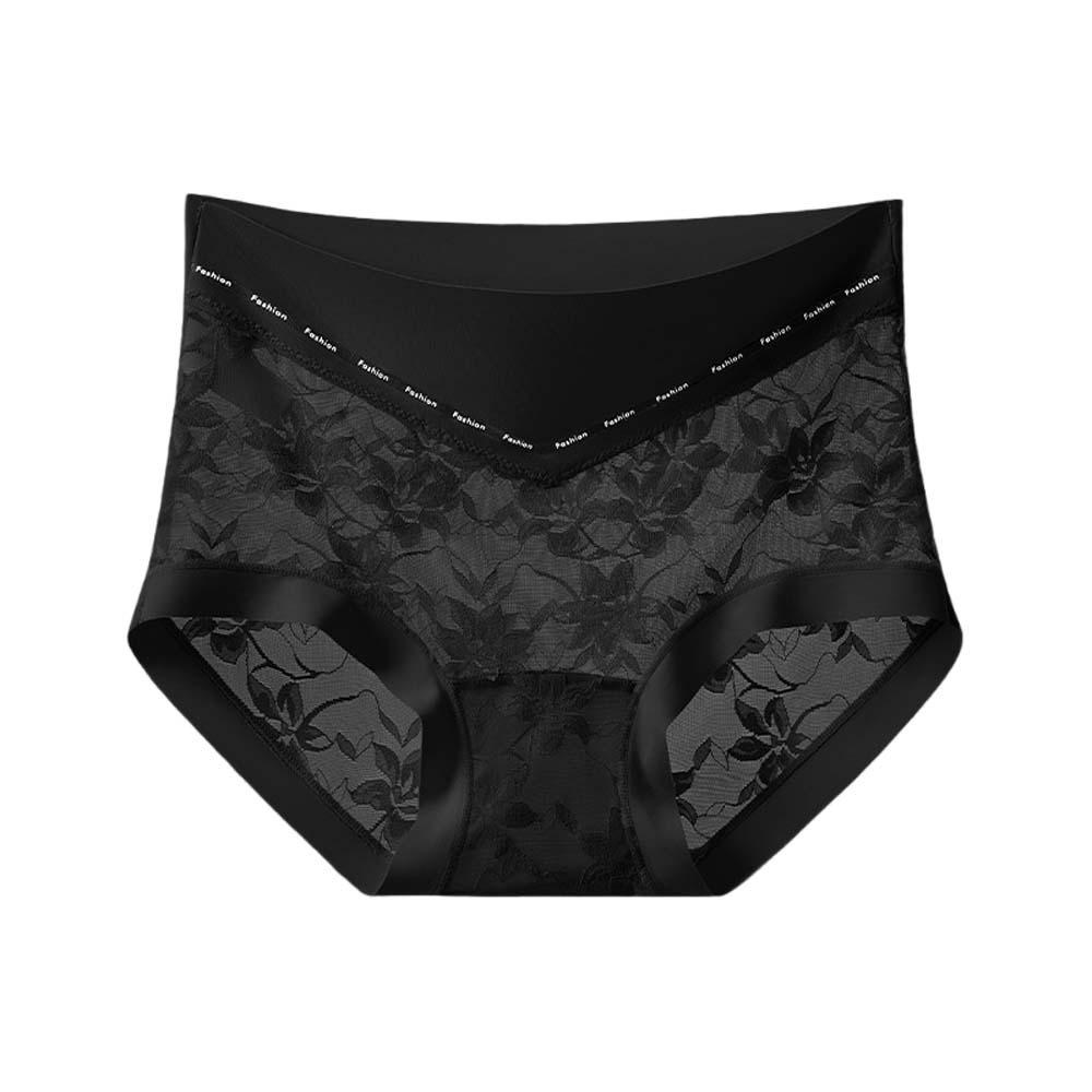 High Waist Thin Lace Panties Shapewear Slimming Shapers Floral Briefs Butt Lifter Underpants Girls