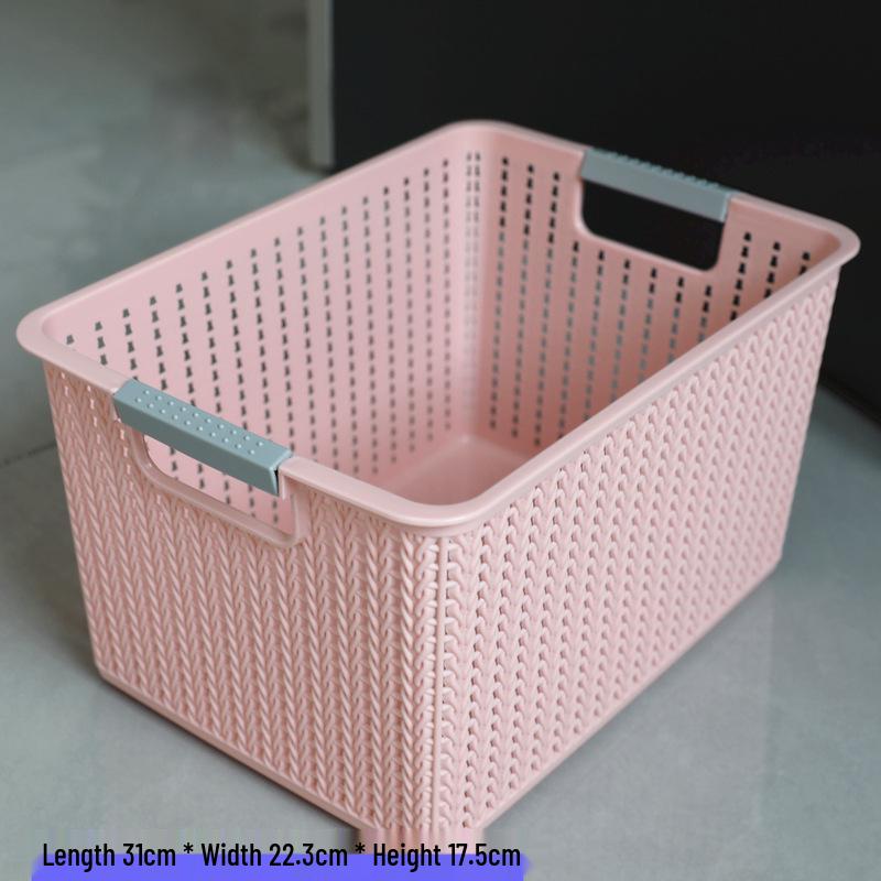 Thickened Star Moon Rectangle Storage Basket for Small Items and Snacks
