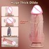 Thick Thrusting Dildo Vibrator For Female Remote Control Telescopic Penis Vaginal Anal Masturbation Sex Toys For Women Dick
