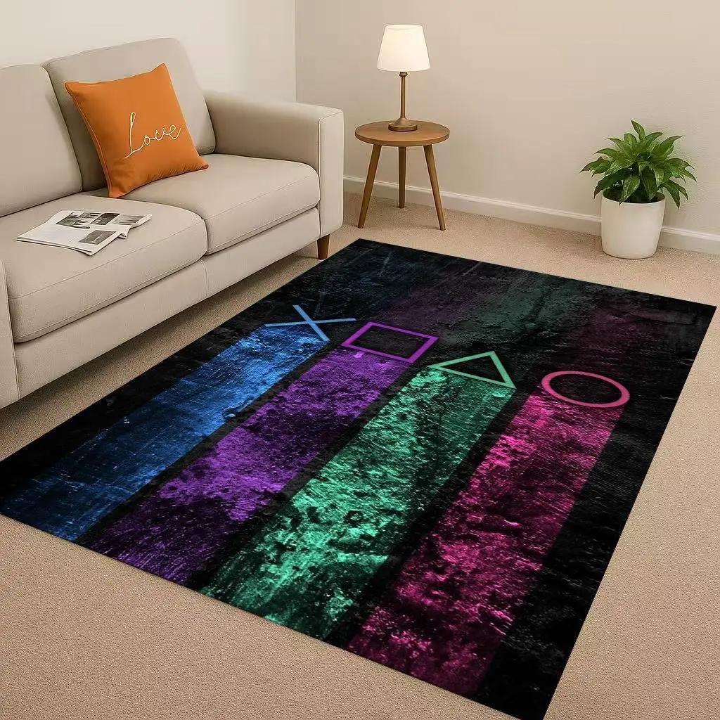 27 Style Game Zone Sign Gamer Controller Living Room Non-Slip Area Rug Carpet For Bedroom Kids Playroom Sofa,Home Decor Doormat