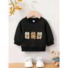 Kids Sweatshirt Cute Printed Pattern Easy Sweet Beauty Baby Spring Thin Round Neck Hoodie