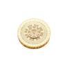 Portable Brass Precision Compass & Rotatable Eight Trigrams Gyroscope Ornament for Travel and Home