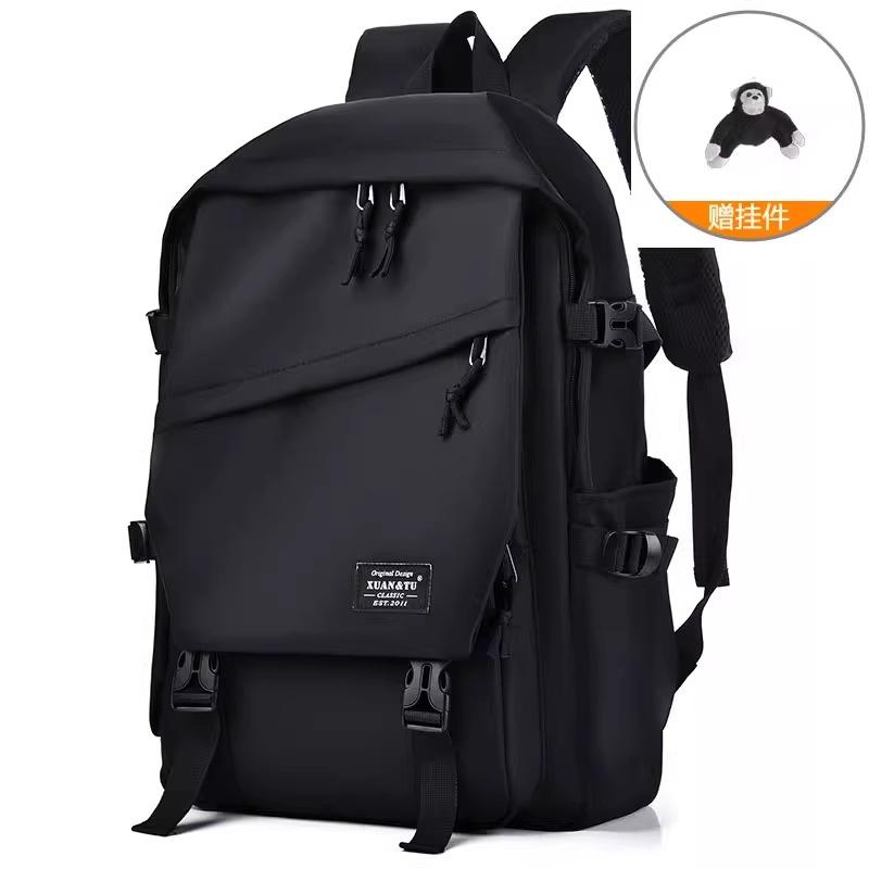 Backpack Men's Casual Versatile Large Capacity Computer Travel Backpack Female Junior High School Student Big Boy Short-haul School Bag