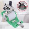 3 Needle 5 Thread Roller Presser Foot Plastic No Cloth Eating Sewing Machine Roller Presser Foot Adjustable Sewing Presser Foot