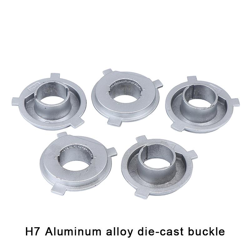 5Pcs Heat Dissipating Aluminum Alloy D1 D2 D4 D8 H4 H7 H11 9005 9006 9012 Led Car Light Snap Fastener Car Lamps High Power Base