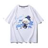 Popolari T-shirt da Uomo Genshin Impact Furina Stampa 3D Manica Corta Magliette Moda Uomo Donna Girocollo Top Abbigliamento Estivo
