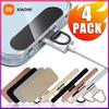 Xiaomi 4PCS Universal Stainless Steel Phone Lanyard Patch Cards Sturdy Anti-Lost Metal Ultra Thin Replacement Part Lanyard Tether Tab