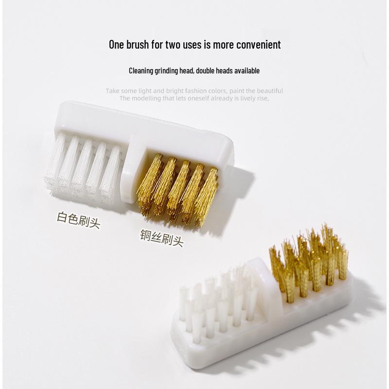 Nail Drill Bit Cleaning Brush & Polish Remover - Copper Wire Nail Dust Cleaner