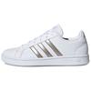 (WMNS) Grand Court Base 'White Platinum Metallic' Women's EE7874
