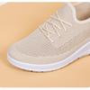 2024 Summer Net Shoes Women's Inner Elevation Shoes Breathable Mesh Surface Non-slip Soft Sole Comfortable Casual Shoes White Sports Shoes