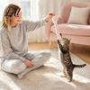 Plush Toy with Catnip Mouse Cat Catnip Long Tail Rat Chew Toy Durable Stuffed for Indoor Kittens Biting Hunting Instinct Stimulation Pet Kitten