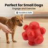Squeaky Dog Ball Puppy Teething Toy Dog Chew Toy Ball with Convex Surface