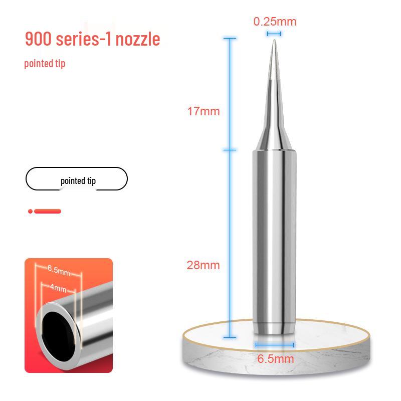 900 High Temp 400°C Soldering Iron Tip for 936 Station - Internal Heat, Constant Temp, K Horseshoe Tip