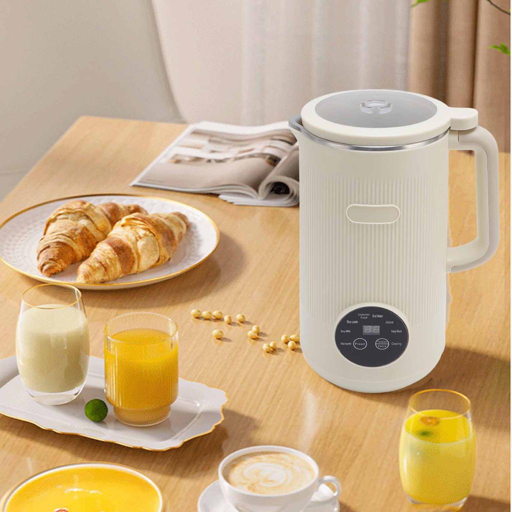 1200ml Nut Milk Maker 110V Timer Automatic Cleaning Insulated Multifunctional Soybean Milk Machine for Fruits Vegetables
