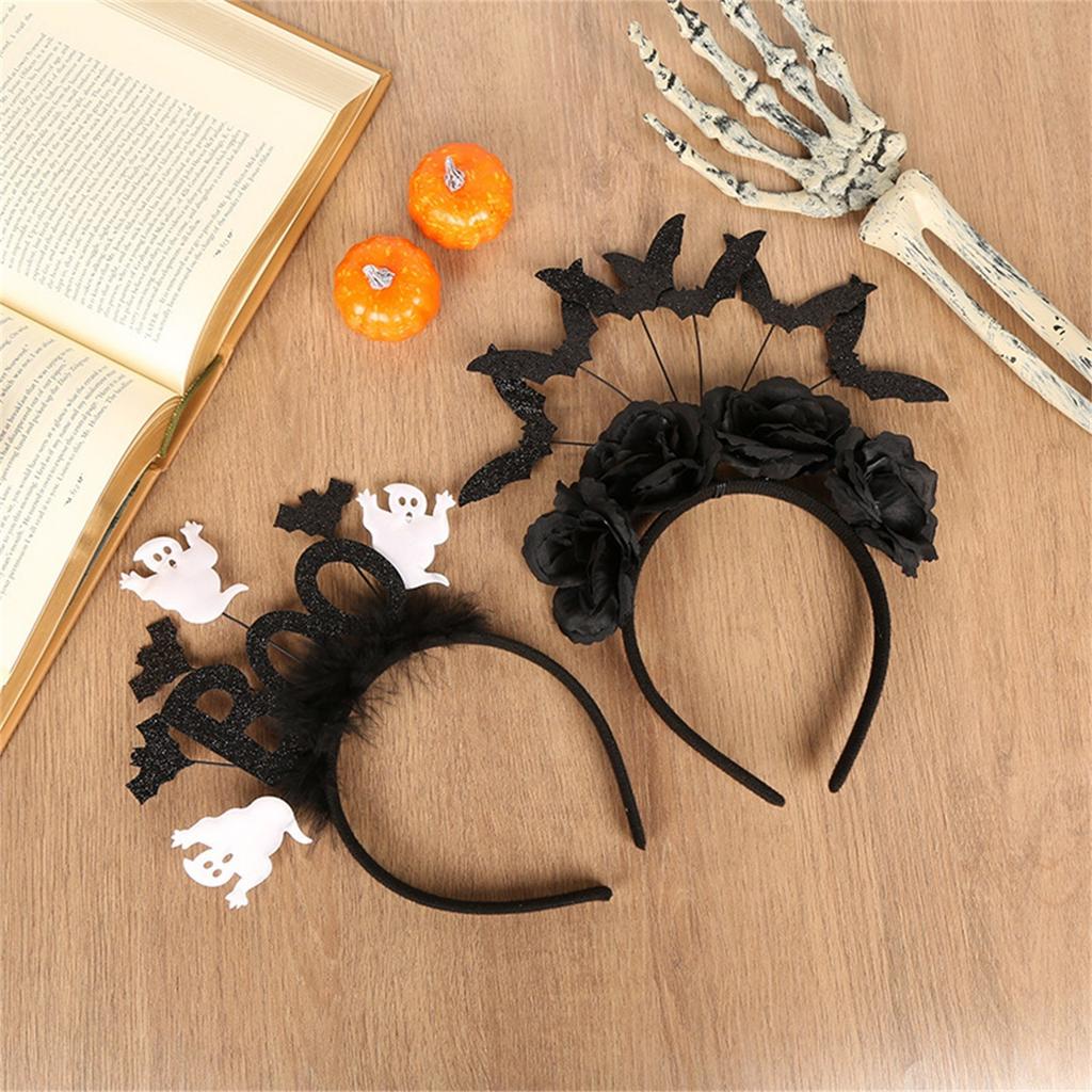 Halloween Party Headband, Children's Cute Hat Headband, Flower Decoration Headband, Witch Hat,  Hair Accessory