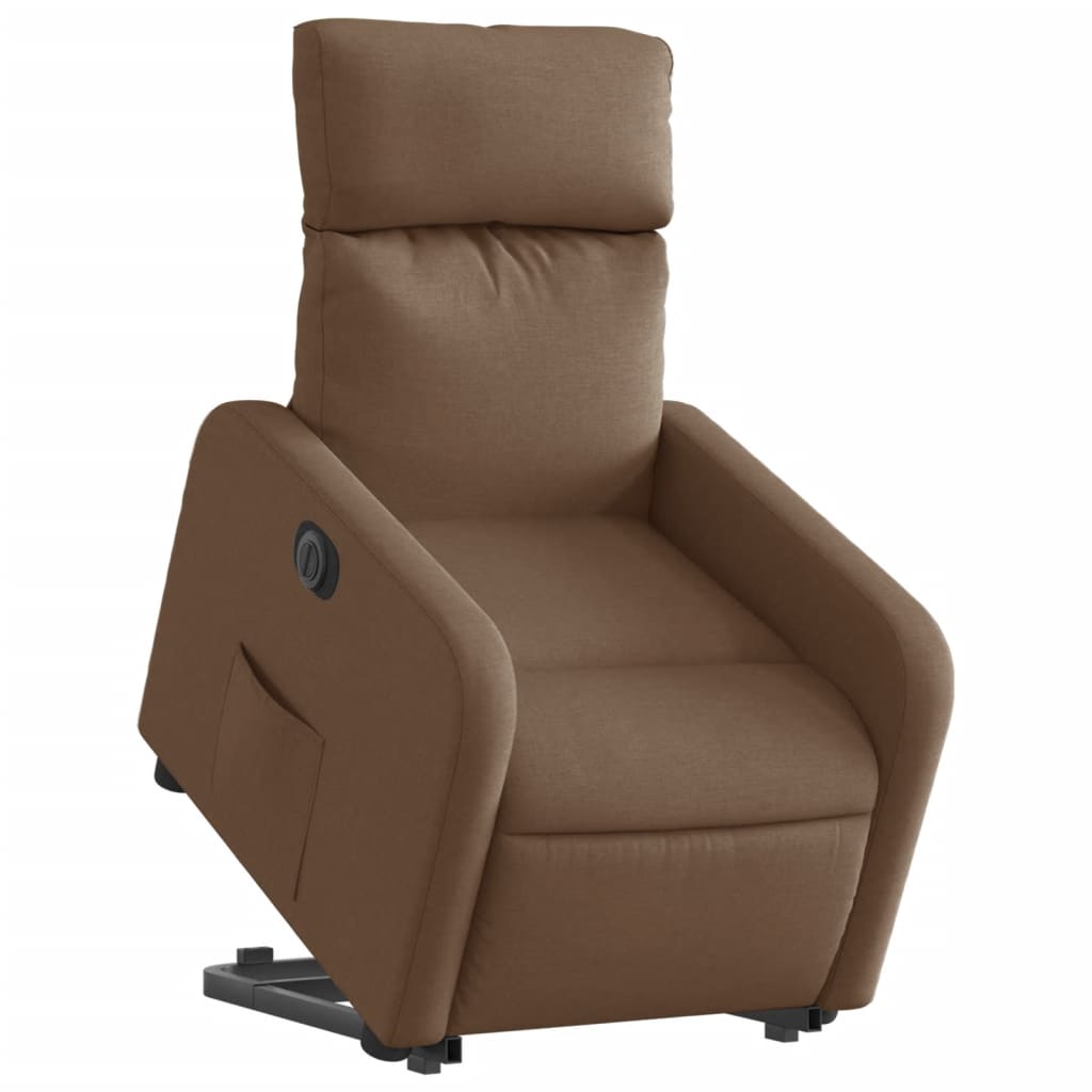 Vidaxl Lift-Up Massage Chair, Electric, Reclining, Brown