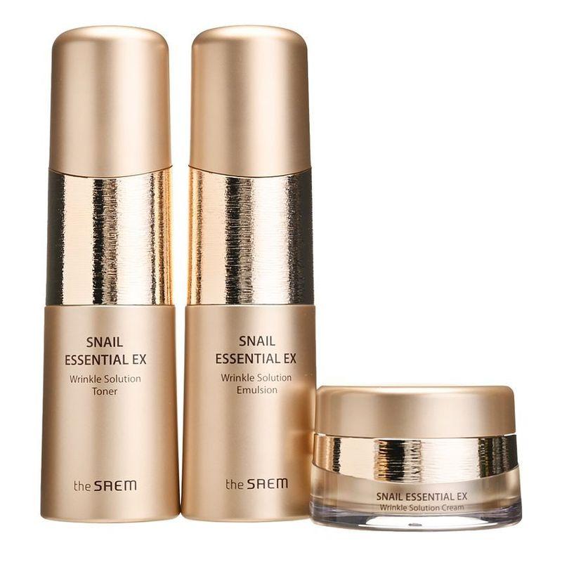 The Saem Snail Essential EX Wrinkle Solution Skin Care 2 Set