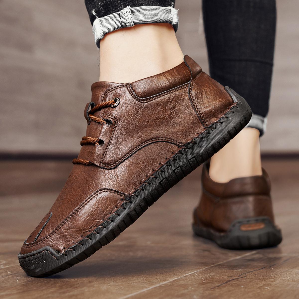 

2025 мужские ботинки популярные короткие ботинки большого размера мужская обувь осень и зима новые бархатные повседневные ботинки уличные ботинки Мартин 48