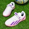 Children's Football Shoes Broken Nails Boys and Girls Anti-skid Training Shoes Velcro Short Nails Artificial Grass Children's Foot Training Shoes