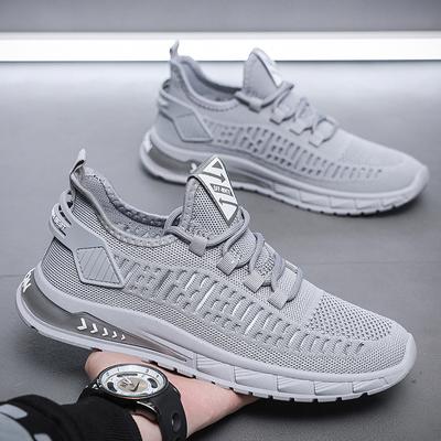 Herrenschuhe Sommer atmungsaktiv dünnes Mesh ausgehöhlte Meshschuhe Sport lässig Herren Laufschuhe leichtgewichtige Deodorant-Schuhe