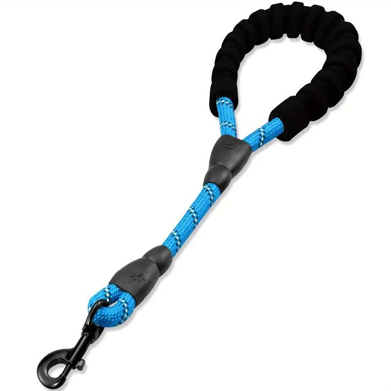 Pet Short Traction Rope Explosion proof Reflective Round Rope Guide Dog Special Nylon Dog Traction Rope Pet Outdoor Products