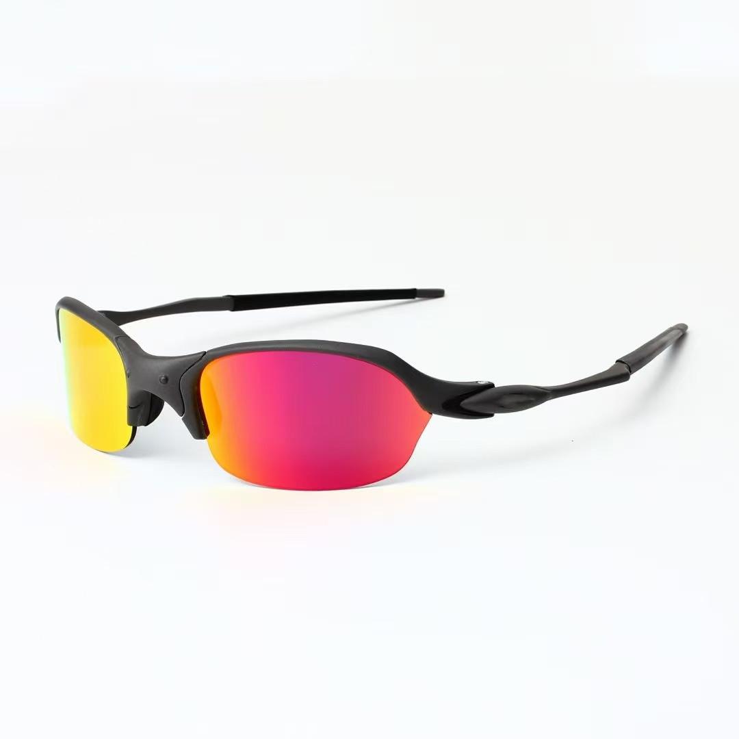 2026 European and American Cross-border Outdoor Sports Cycling Half-frame Sunglasses Men s and Women s Tide Retro
