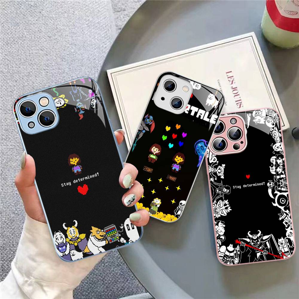 U-Undertale For IPhone 14 13 12 Mini 11 Pro XS Max X XR 14 Plus Tempered Glass Cover