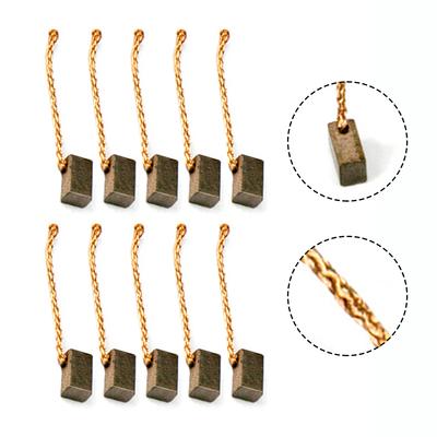 10pcs Carbon Brush for Automotive Casement Motors 4x5x8mm Replacement Brushes for Glass Lifters and Power Tools