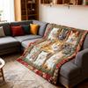 Throw Cute Animals theme Cats Dogs Lover Flannel Blanket Soft Warm Blankets for Sofa Bed Car Naps Perfect Gift for Cat Lovers