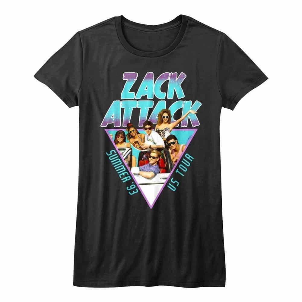 Saved by the Bell Zack Attack Summer 93 Women s T Shirt S