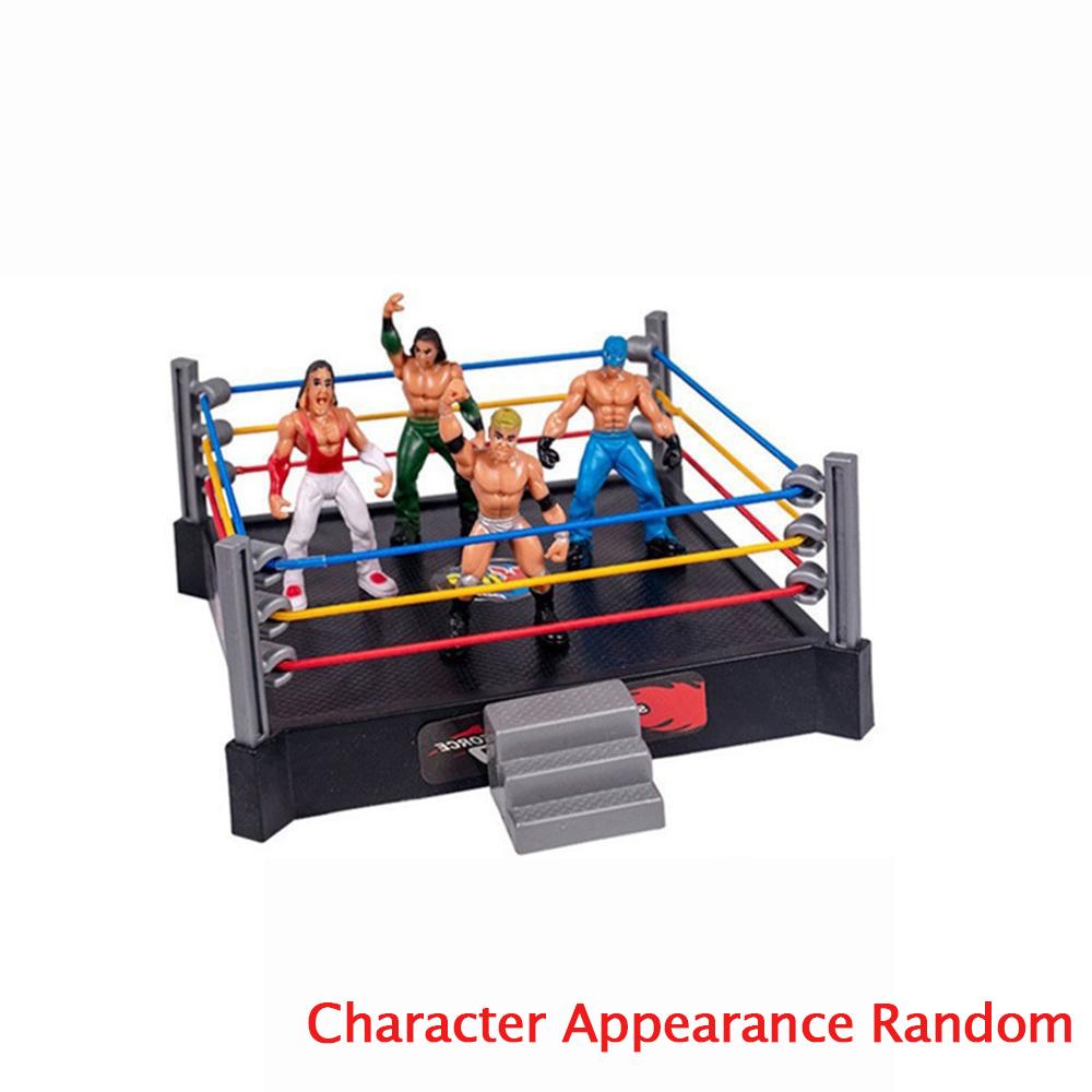 ZK20 Fighting Toys Wrestling Toys Wrestler Warrior Toys Funny Wrestling Ring Set Kids Toys Character Random