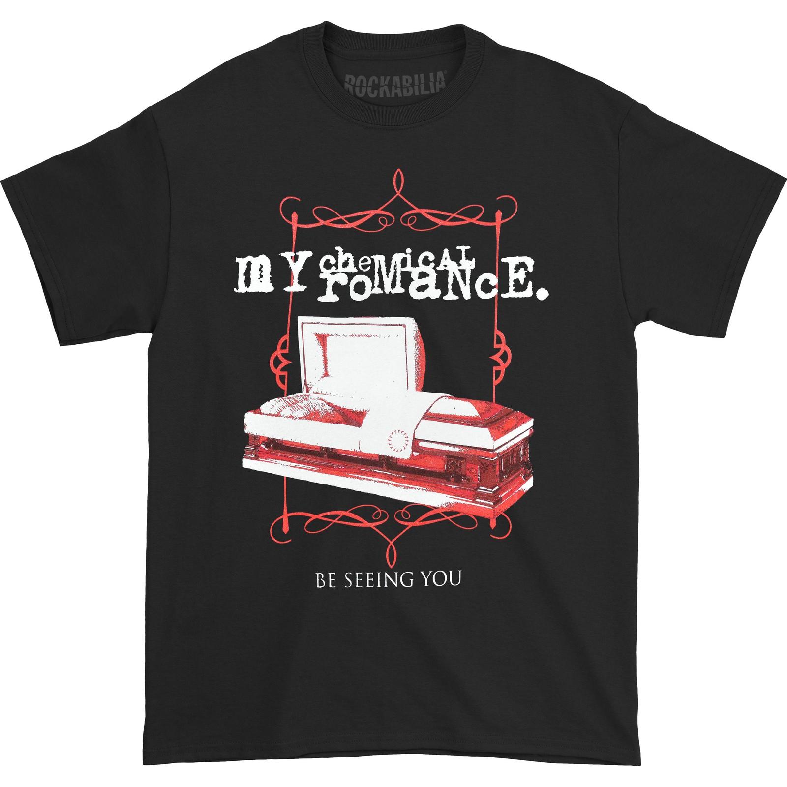 Men s My Chemical Romance Coffin Slim Fit T-shirt Medium Black 4XL