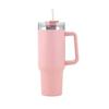1200ML 304 Stainless Steel Insulated Water Bottle,Thermal Coffee Car Cup, Cold Hot Mugs Vacuum Flask With Handle Straw,For Sport