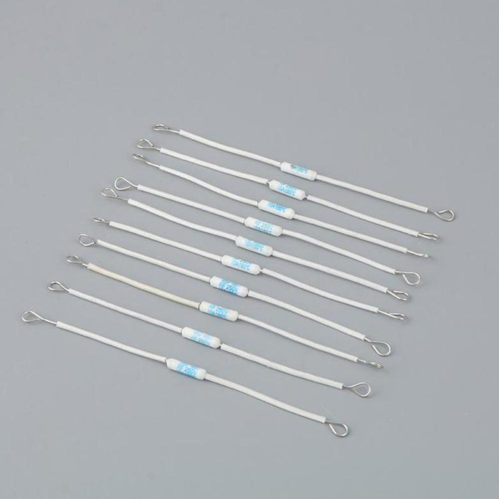 5/10Pcs RF250V Thermal Fuse 185 Degree Short Circuit Protection Ceramic Fuse 10A Safe Protection Rice Cooker Fuse