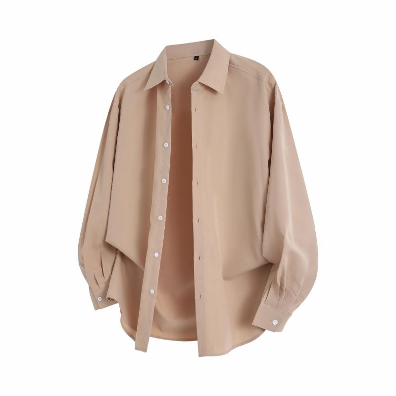 Autumn Solid Color Shirt for Men