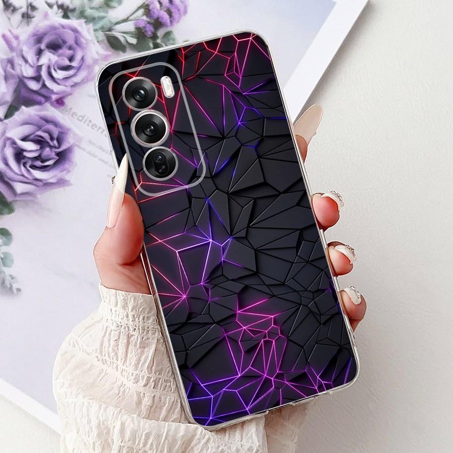 For OPPO Reno12 Pro 5G Case CPH2629 Cover Transparent Silicone Fashion Butterfly Soft Case For Reno 12 CPH2625 Reno 12Pro Fundas