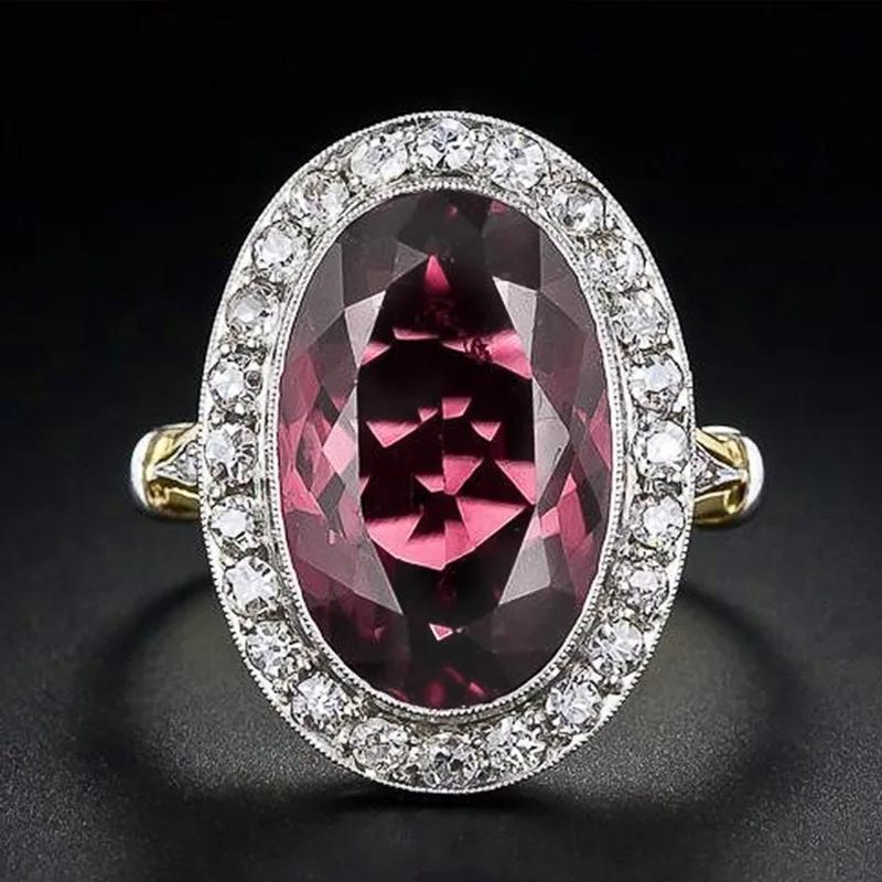 

Colorful Moselle Zircon Ring Specially Designed for Women, Interested in Bridal Party, Gorgeous Accessories, Zircon 10