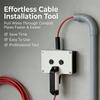 Fish Tape Cable Feeder Handheld Cable Pulling Tool Durable 8mm Wire Tugger  for Pipe Narrow Spaces