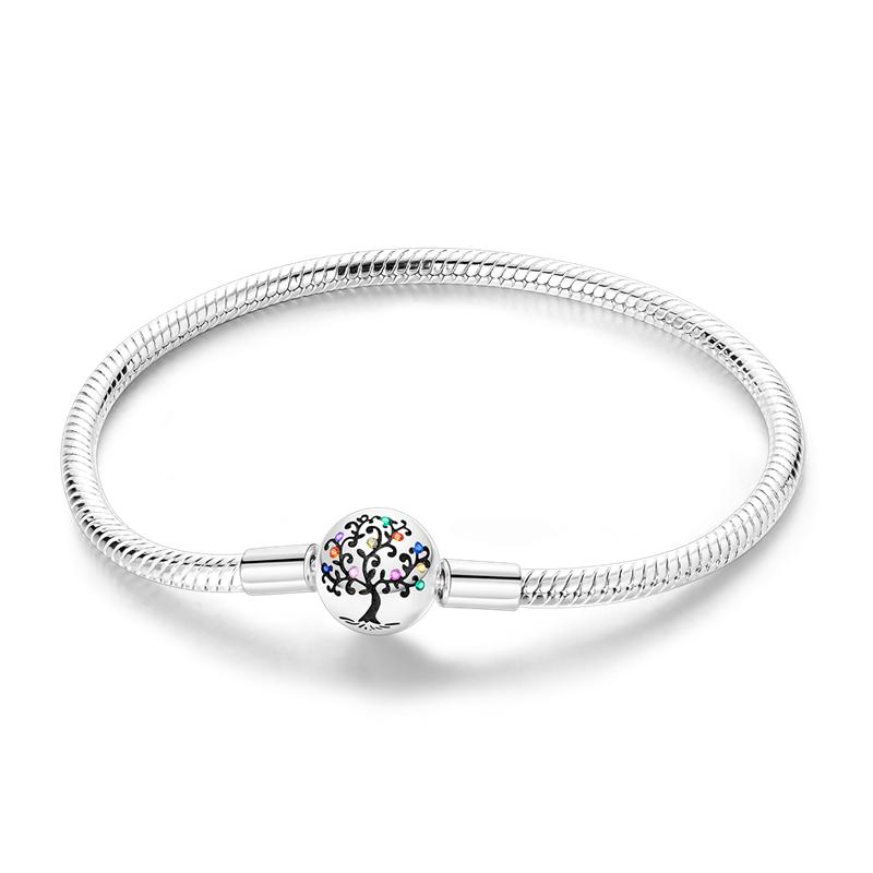 Original Heart Shell Butterfly Footprint Armband 925 Sterling Silver Fit Brand Me Charm Pärlor Mode Dam Armband Smycken